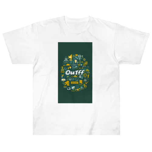 OUTFF ヘビーウェイトTシャツ