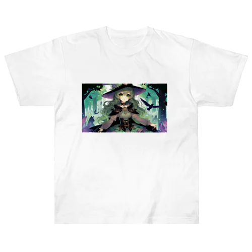 魔法使いの女の子 Heavyweight T-Shirt