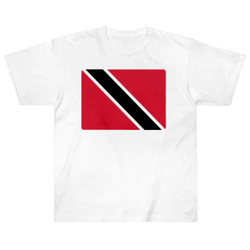 トリニダード・トバゴの国旗 ヘビーウェイトTシャツ