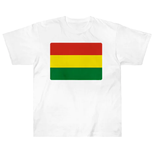 ボリビアの国旗 Heavyweight T-Shirt