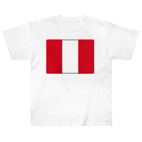 ペルーの国旗 Heavyweight T-Shirt