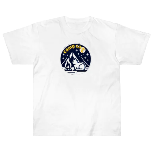 Camp cat Heavyweight T-Shirt