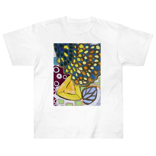 花　宝石　果物 Heavyweight T-Shirt