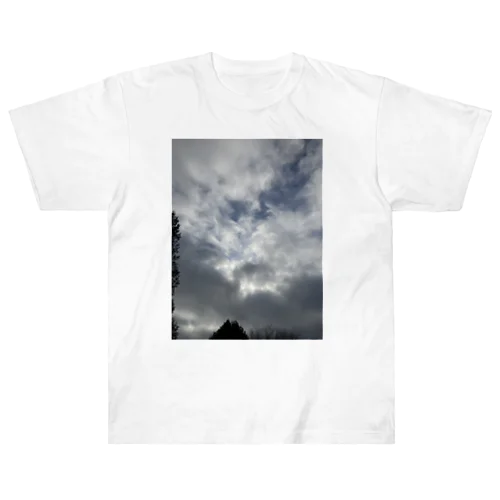 4月22日空と雲 ヘビーウェイトTシャツ