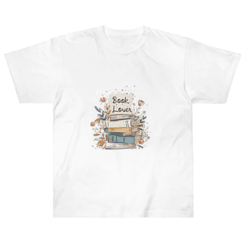 Book Lover ヘビーウェイトTシャツ