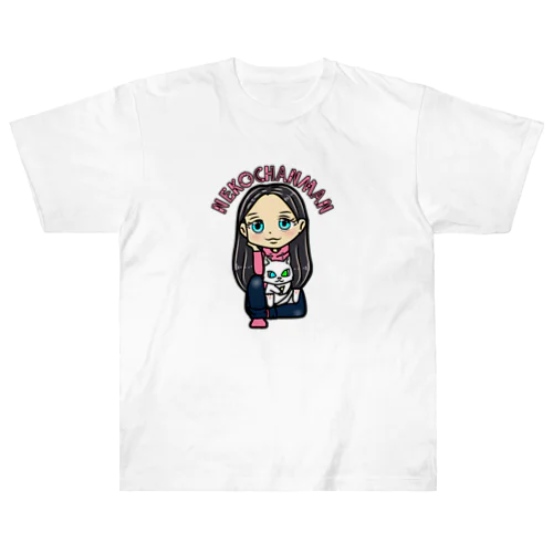 ボス猫ちゃんまん Heavyweight T-Shirt