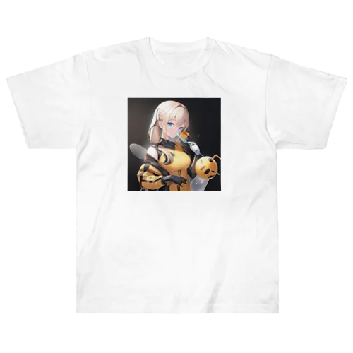 oilを輸送・供給するAIロボット Heavyweight T-Shirt