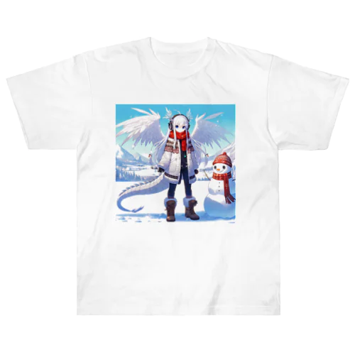 氷のドラゴン（Ice Dragons） Heavyweight T-Shirt