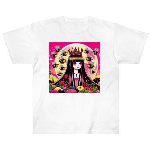 🐝ピンクムーンとミツバチと〈III女帝〉👸🏻 Heavyweight T-Shirt