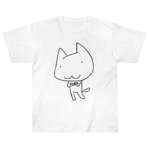 賢い猫 Heavyweight T-Shirt