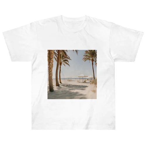 夏のビーチ！ ヘビーウェイトTシャツ