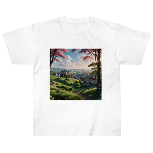 異世界の風景 Heavyweight T-Shirt