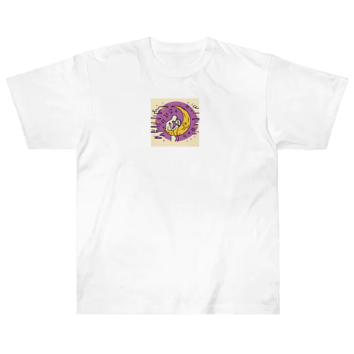 夜のロマンチックな光景！ Heavyweight T-Shirt