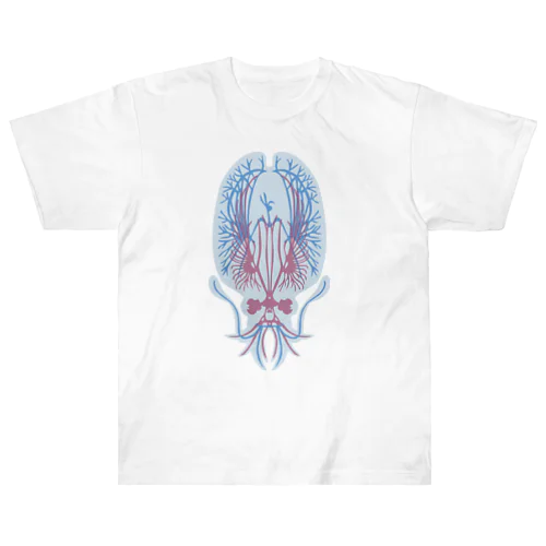 コウイカ神経グッズ Heavyweight T-Shirt
