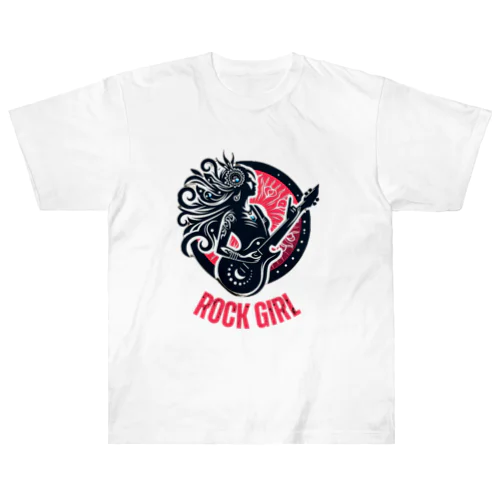 ROCK GIRL Heavyweight T-Shirt