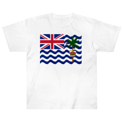 イギリス領インド洋地域の旗 ヘビーウェイトTシャツ