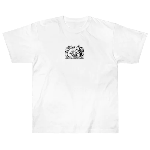 豚さんとランチ Heavyweight T-Shirt