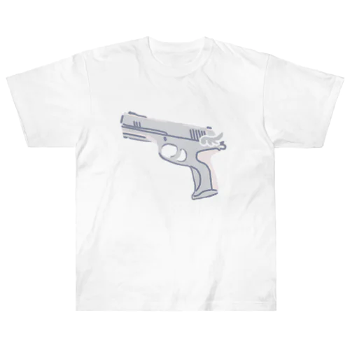 ばんばんばん♪ゆめかわミニ銃 ヘビーウェイトTシャツ