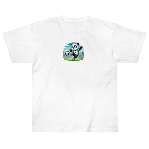 サッカーパンダ Heavyweight T-Shirt