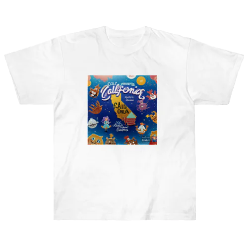 ♡California♡ice cream♡ ヘビーウェイトTシャツ