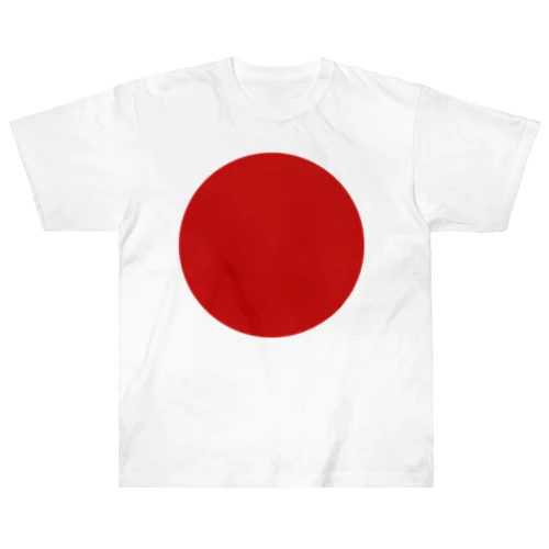 日本の国旗 Heavyweight T-Shirt