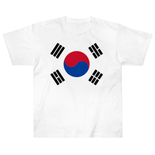 韓国の国旗 Heavyweight T-Shirt