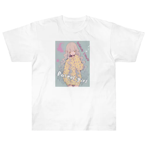 Pastel girl「パステルガール」 Heavyweight T-Shirt