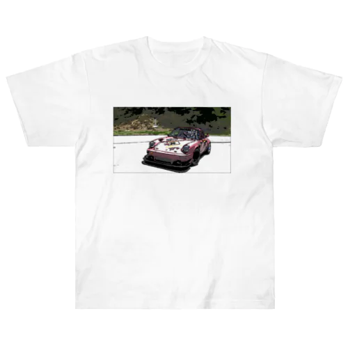 ポルシェ911ドリフト ヘビーウェイトTシャツ