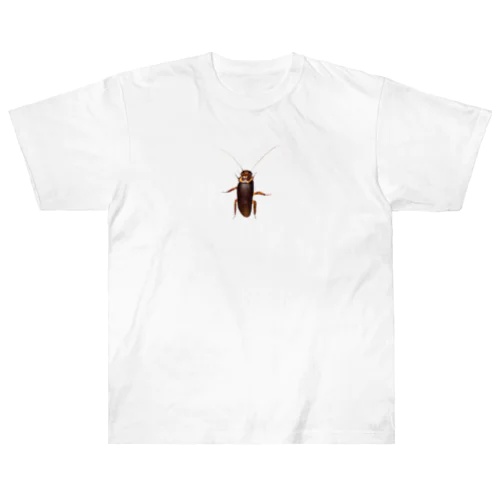 リアル絵のゴキブリ Heavyweight T-Shirt