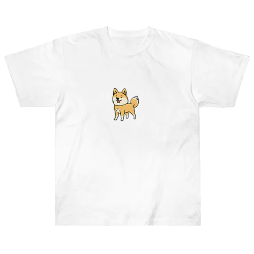 柴犬の「しば」 Heavyweight T-Shirt