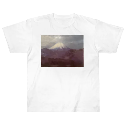 富士山を仰ぐ❗️ Heavyweight T-Shirt