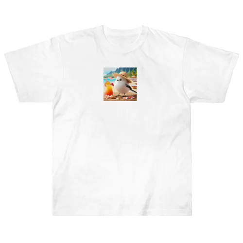 ハワイのシマエナガ ヘビーウェイトTシャツ