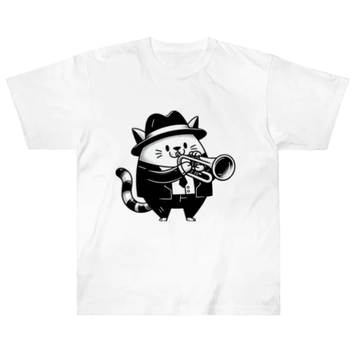 ジャズキャット ヘビーウェイトTシャツ