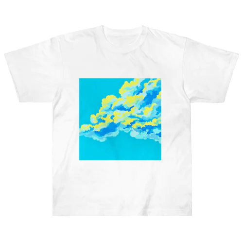 青い雲 Heavyweight T-Shirt