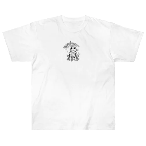 雨が嫌いなカエルくん Heavyweight T-Shirt