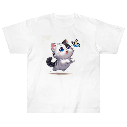 ねこニコばん Heavyweight T-Shirt