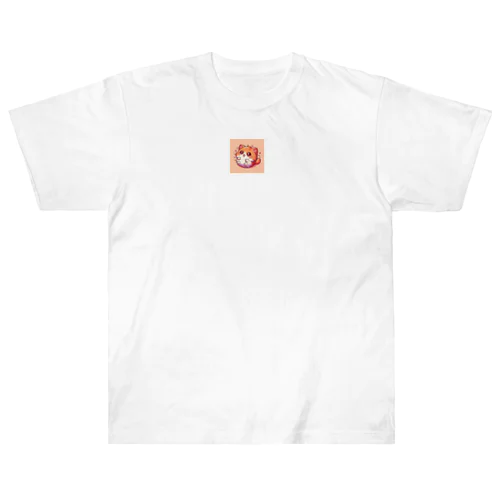 まんまるこねこ Heavyweight T-Shirt