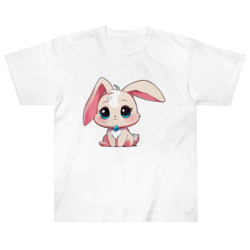 ちびアニマル（うさぎ） ヘビーウェイトTシャツ