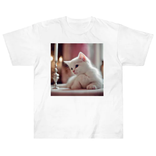 姫ねこ Heavyweight T-Shirt