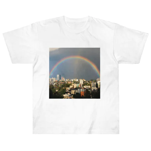 虹の街 ヘビーウェイトTシャツ