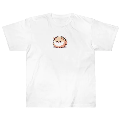 まんまるどうぶつ こいぬ Heavyweight T-Shirt