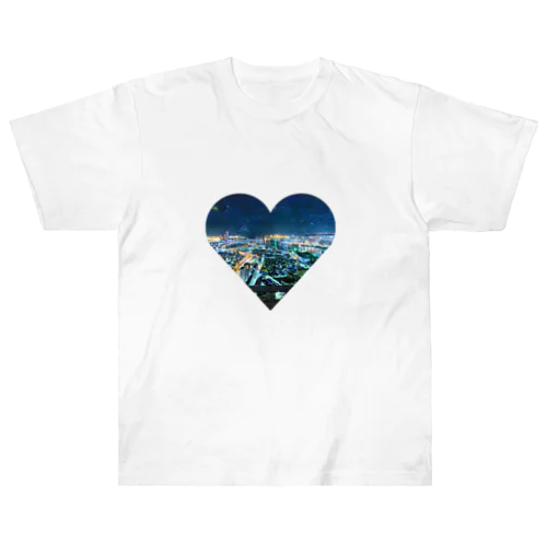 night view Heavyweight T-Shirt