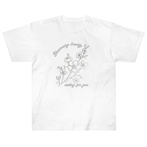 桜の花言葉 ヘビーウェイトTシャツ