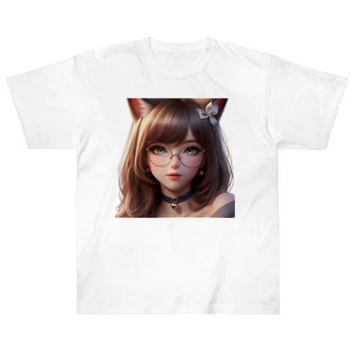 ねこニコばん Heavyweight T-Shirt