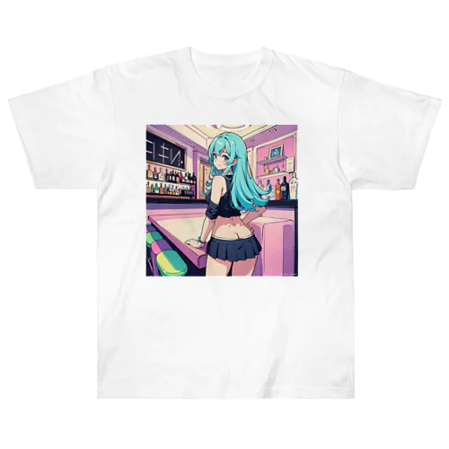 魔法バーテンダー少女 ヘビーウェイトTシャツ