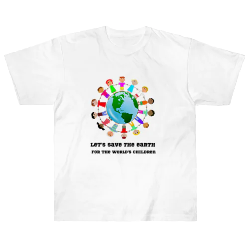 SAVE EARTH FOR CHILDREN (9) Heavyweight T-Shirt