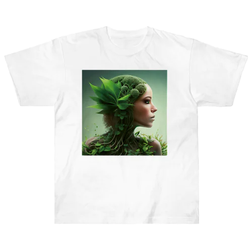 植物系女子 ヘビーウェイトTシャツ