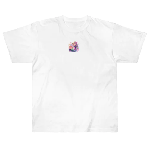 スライム娘「ひかりちゃん」 Heavyweight T-Shirt