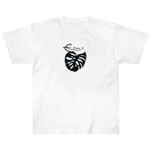 カラフルMonstera ヘビーウェイトTシャツ