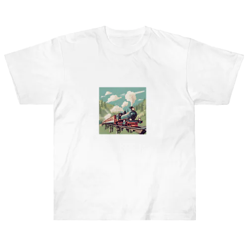 可愛い機関車 Heavyweight T-Shirt